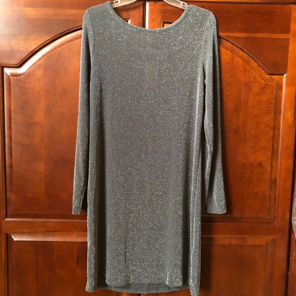 Michael Kors Gray Long Sleeve Dress. Size Large. - Picture 1 of 9